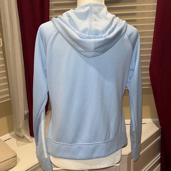 Pro spirit hooded zipper jacket Sz Small sporty athletic sweatshirt top - Picture 6 of 9
